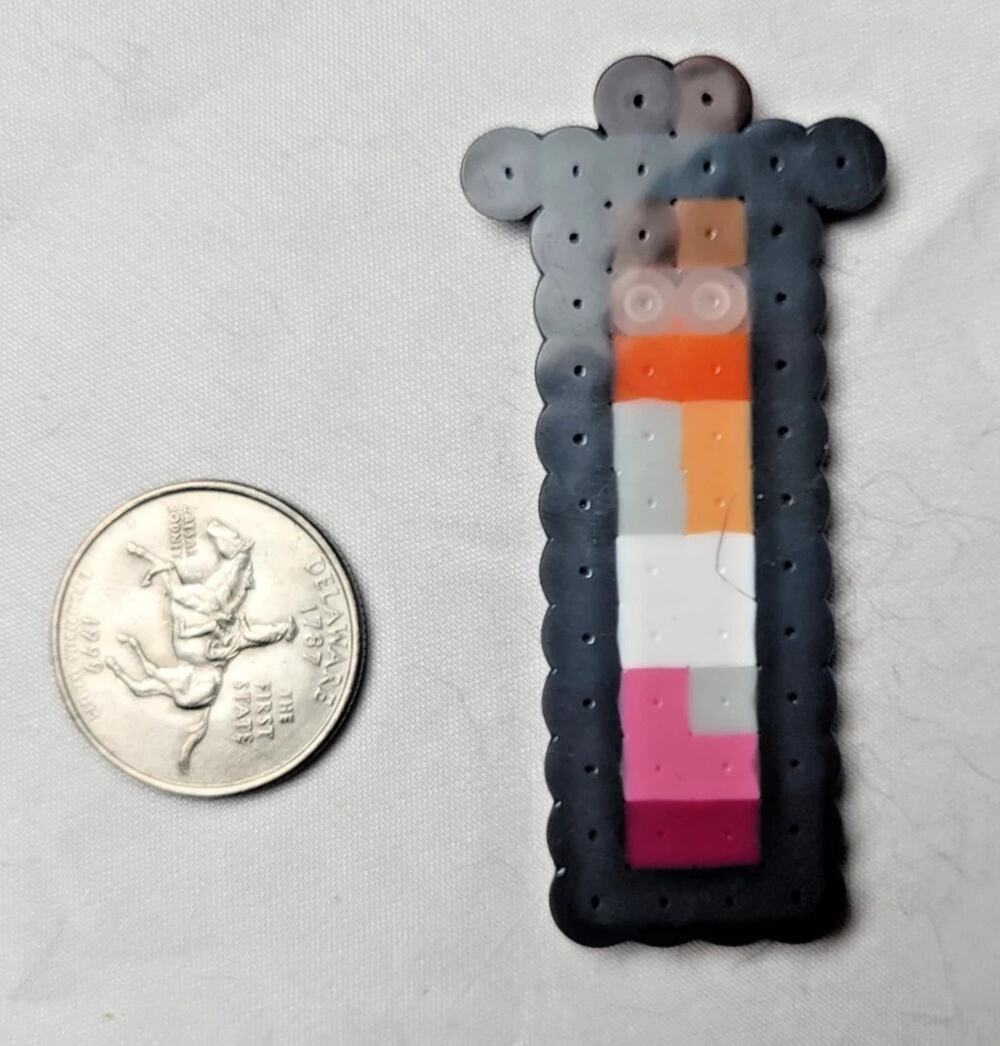 Sunset Lesbian LGBT Potion Perler Pixel Art